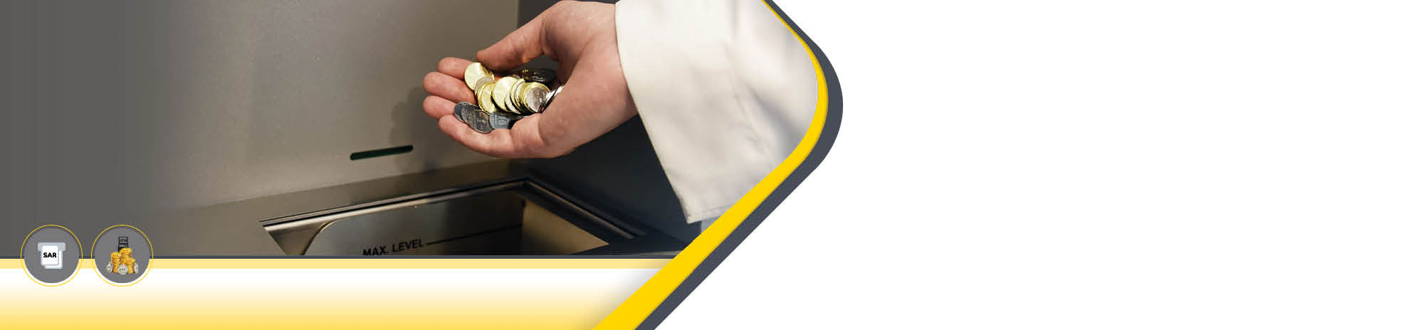 أجهزة الإيداع النقدي للعملات المعدنية